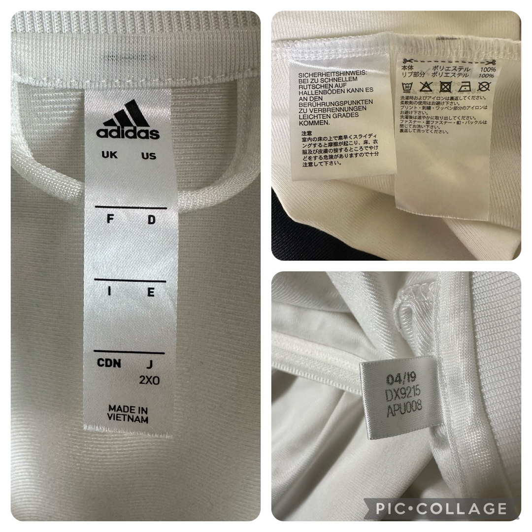 adidas(アディダス)の☆【希少サイズ】アディダス　ジャージ　ユベントス　3XL イタリア　セリエA 白 メンズのトップス(ジャージ)の商品写真