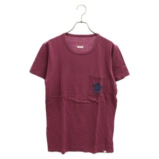 ヴィスヴィム(VISVIM)のVISVIM ヴィスヴィム 14SS POCKET TEE S/S DENIM STAR VINTAGE SLUB デニムスター ポケット 半袖Tシャツ パープル 0114105010073(Tシャツ/カットソー(半袖/袖なし))