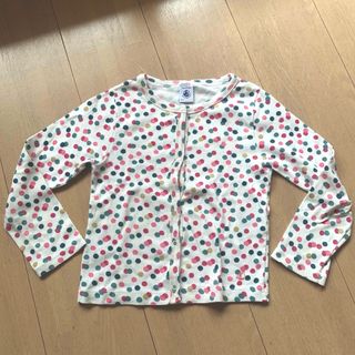 プチバトー(PETIT BATEAU)のプチバトーカーディガン110(カーディガン)