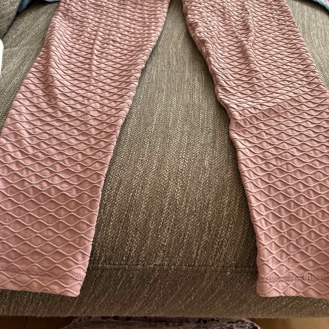 Lさいずスパッツ濃いピンク レディースのレッグウェア(レギンス/スパッツ)の商品写真