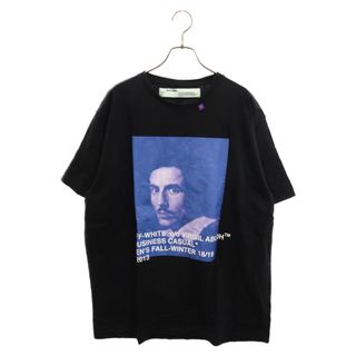 オフホワイト(OFF-WHITE)のOFF-WHITE オフホワイト 18AW BERNINI S/S OVER TEE プリント コットン 半袖 Tシャツ ブラック OMAA038F18185011(Tシャツ/カットソー(半袖/袖なし))