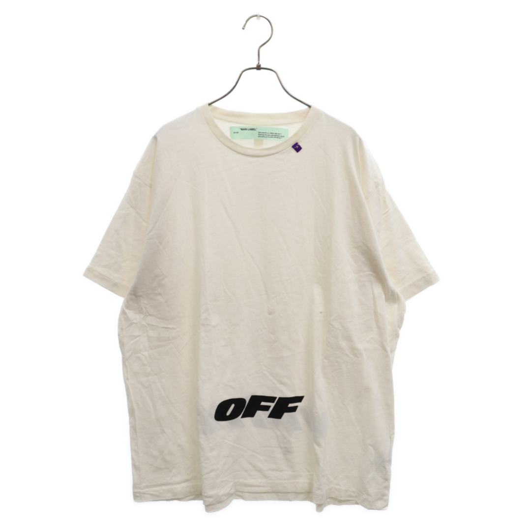 OFF-WHITE(オフホワイト)のOFF-WHITE オフホワイト 18SS WING OFF S/S OVER TEE オーバーサイズ クルーネック 半袖Tシャツ ホワイト OMAA038E18185003 メンズのトップス(Tシャツ/カットソー(半袖/袖なし))の商品写真