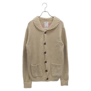 ヴィスヴィム(VISVIM)のVISVIM ヴィスヴィム 12AW STURGIS SWEATER FLAG 星条旗 ショールカラー ウール カーディガン ベージュ 0112205012005(カーディガン)