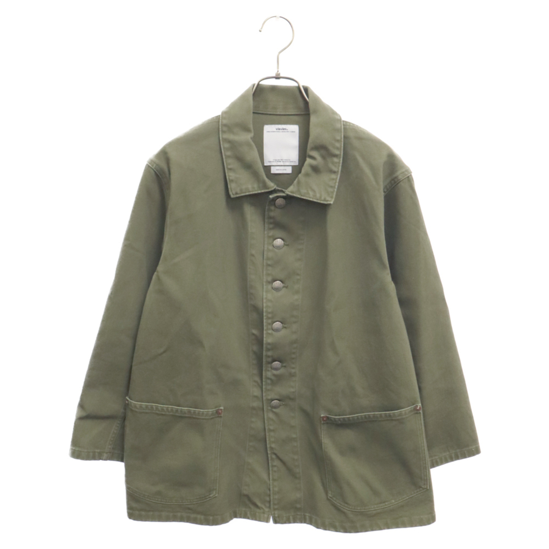 VISVIM(ヴィスヴィム)のVISVIM ヴィスヴィム 17SS BUCKY COVERALL (DMGD CHINO)  コットン カバーオール ワークジャケット カーキ 0117105013038 メンズのジャケット/アウター(フライトジャケット)の商品写真