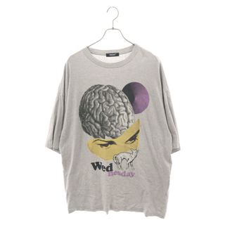 アンダーカバー(UNDERCOVER)のUNDERCOVER アンダーカバー WEDNESDAY プリント 半袖 Tシャツ グレー UC1C4893-1(Tシャツ/カットソー(半袖/袖なし))