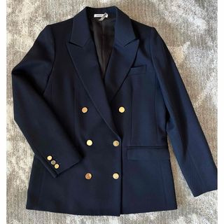 美品 Garconne Blazer ジャケット38 ネイビー