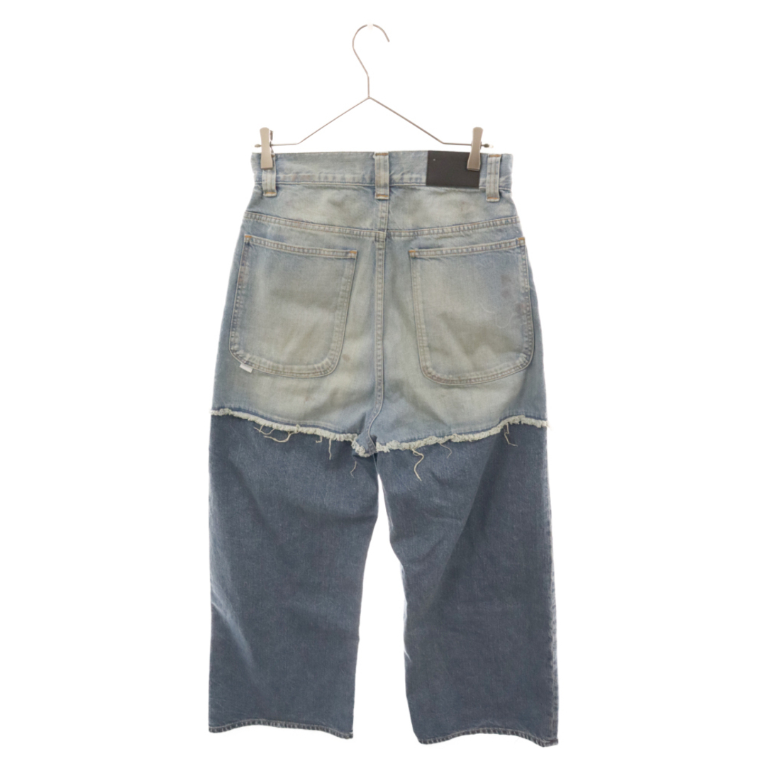 Jieda - Jieda ジエダ 23AW 2TONE BAGGY DENIM PANTS ツートーン Jieda - Jieda ジエダ 23AW 2TONE BAGGY DENIM PANTS ツートーン