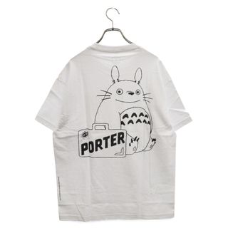 ポーター(PORTER)のPORTER ポーター ×となりのトトロ バックプリント 半袖Tシャツ ホワイト 390-92638(Tシャツ/カットソー(半袖/袖なし))