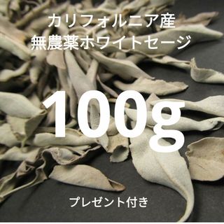 ★特選新入荷★無農薬カリフォルニア産【箱配送100g高品質ホワイトセージ】❤️(お香/香炉)