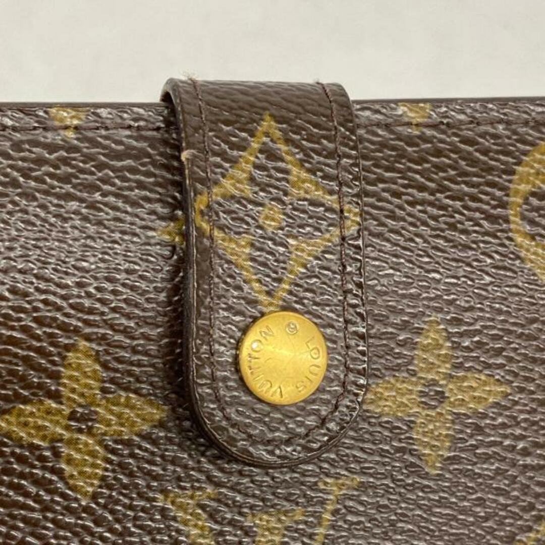 LOUIS VUITTON(ルイヴィトン)の【4ha0364】ルイヴィトン 財布/モノグラム/ポルトモネビエヴィエノワ/M61663/ブラウン【中古】レディース レディースのファッション小物(財布)の商品写真