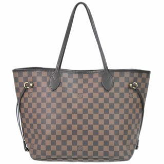 ルイヴィトン(LOUIS VUITTON)の本物 ルイヴィトン LOUIS VUITTON LV 旧型 ネヴァーフル MM ダミエ エベヌ トートバッグ ショルダーバッグ ブラウン N51105 Neverfull バッグ 中古(トートバッグ)