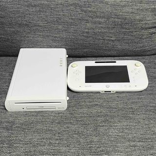 ウィーユー(Wii U)のWiiU basic set 白 shiro ベーシックセット 8GB④(家庭用ゲーム機本体)