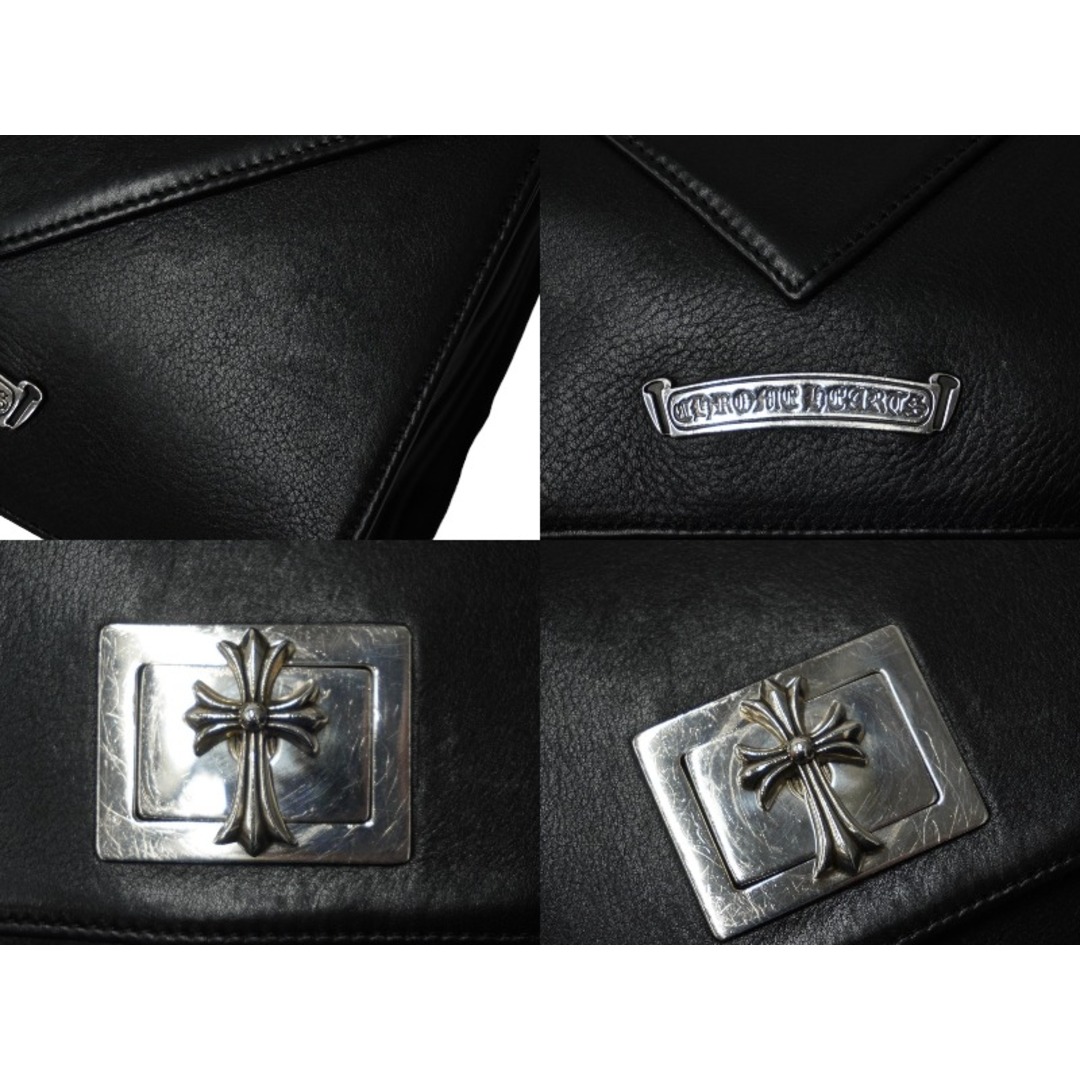 Chrome Hearts(クロムハーツ)のCHROME HEARTS クロムハーツ GROW UP 2WAY BAG スモール ハンドバッグ CHクロスクロージャ― ブラック シルバー925 美品 中古 62088 レディースのバッグ(ハンドバッグ)の商品写真