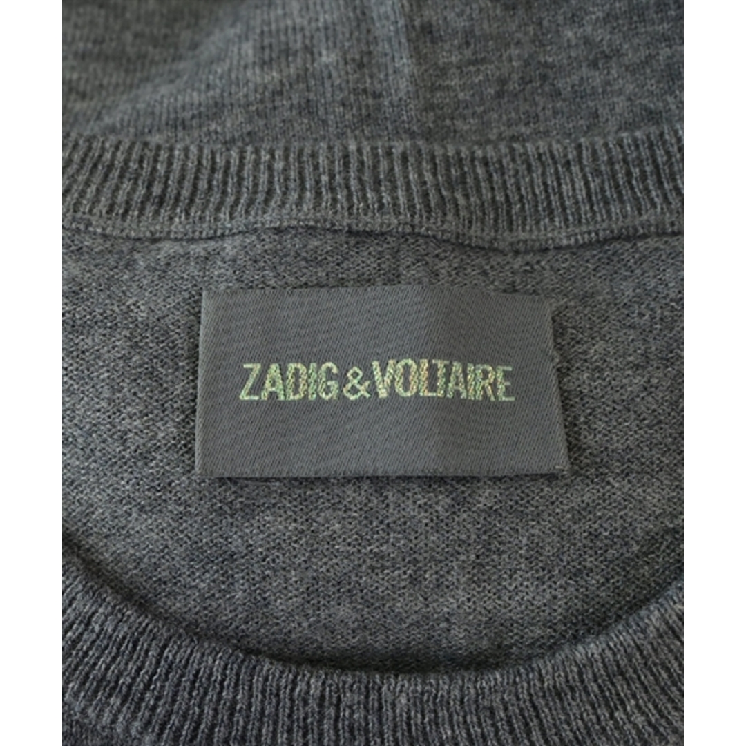 Zadig&Voltaire(ザディグエヴォルテール)のZADIG & VOLTAIRE ニット・セーター M グレー 【古着】【中古】 レディースのトップス(ニット/セーター)の商品写真