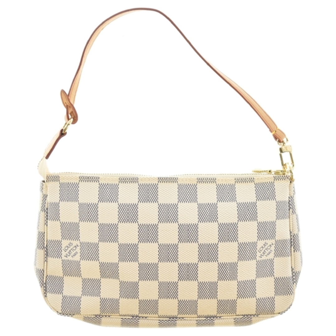 LOUIS VUITTON(ルイヴィトン)のLOUIS VUITTON ハンドバッグ - アイボリーx紺系(総柄) 【古着】【中古】 レディースのバッグ(ハンドバッグ)の商品写真