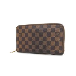 ルイヴィトン(LOUIS VUITTON)の【4ha0305】ルイヴィトン 長財布/ダミエ/ジッピーオーガナイザー/N60003/エベヌ【中古】メンズ/レディース/ユニセックス(財布)