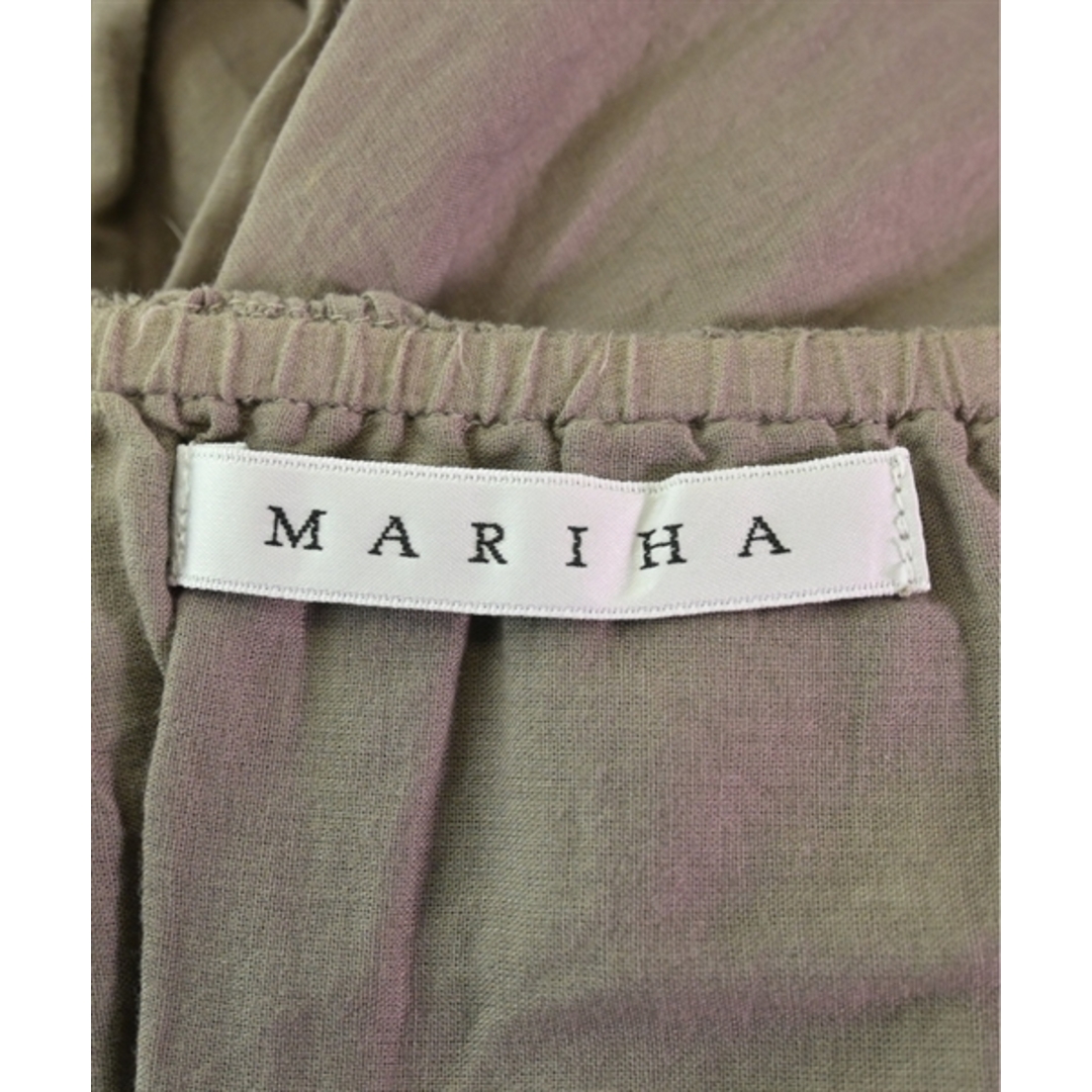 MARIHA(マリハ)のMARIHA マリハ ワンピース -(S位) ベージュ 【古着】【中古】 レディースのワンピース(ひざ丈ワンピース)の商品写真