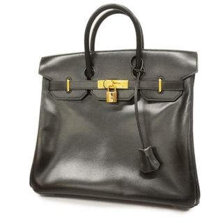 エルメス(Hermes)の★SALE 【4ha0323】エルメス ハンドバッグ/オータクロア32/〇Y刻印/ボックスカーフ/ブラック/ゴールド金具 【中古】 レディース(ハンドバッグ)