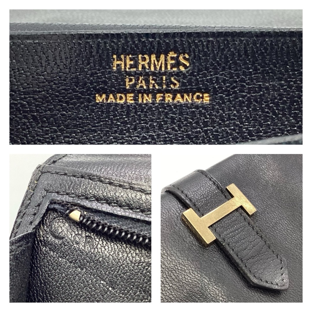 Hermes(エルメス)の美品　エルメス　べアン　ゴールド金具　二つ折り財布　メンズ　レディース　男女共用 レディースのファッション小物(財布)の商品写真