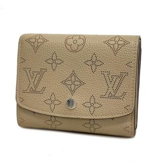 ルイヴィトン(LOUIS VUITTON)の【4ha0383】ルイヴィトン 財布/マヒナ/ポルトフォイユイリスコンパクト/M62542/ガレ【中古】レディース(財布)