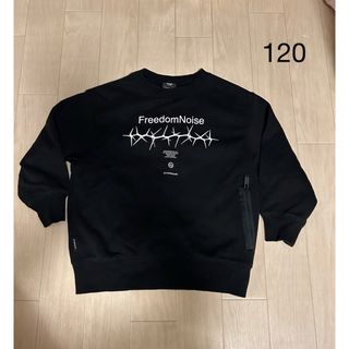 ジーユー(GU)のGU UNDERCOVER 120cm スウェット トレーナー 黒(Tシャツ/カットソー)