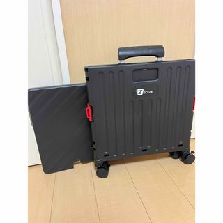 キャリーカート ZECEZE 折りたたみ カート45L キャリーワゴン ふた付き(その他)