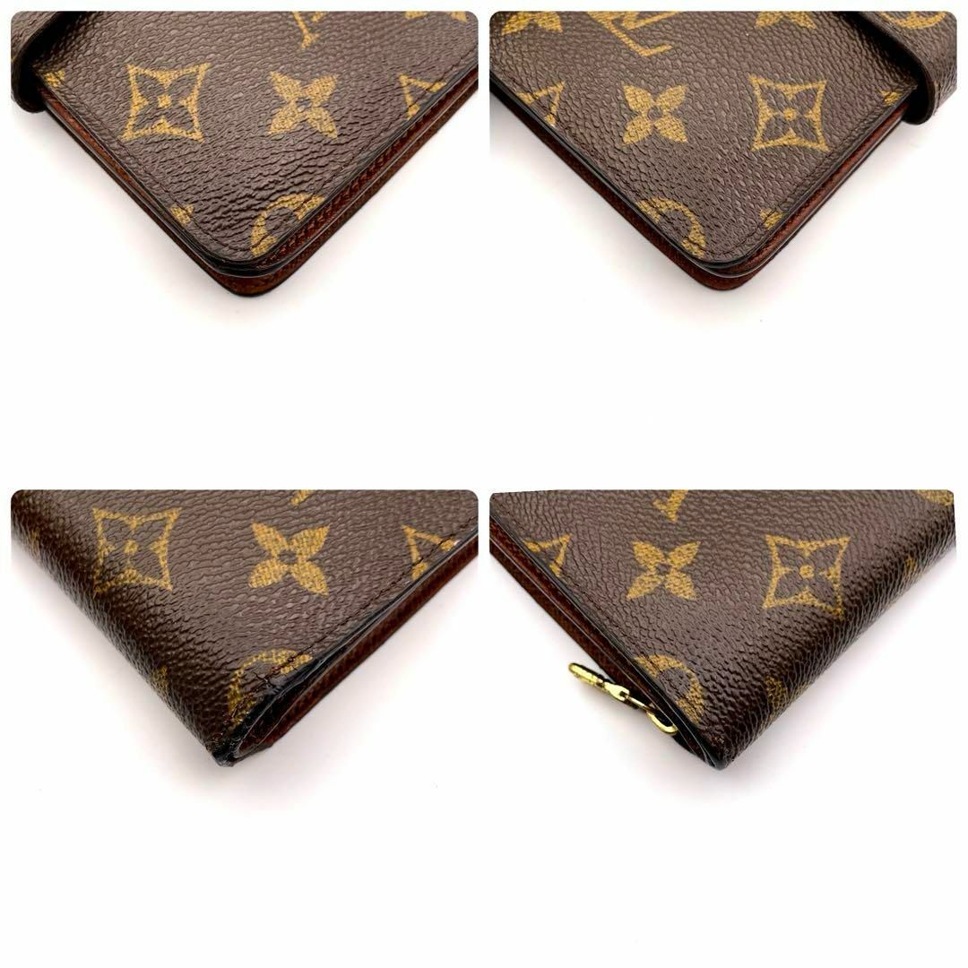 LOUIS VUITTON(ルイヴィトン)の【S級極美品】ルイヴィトン モノグラム ポルトパピエ ジップ 折り財布 レディースのファッション小物(財布)の商品写真