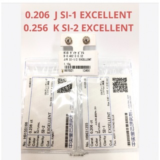 K18  0.462  J/K SI-1/2  EXCELLENT ピアス(ピアス)