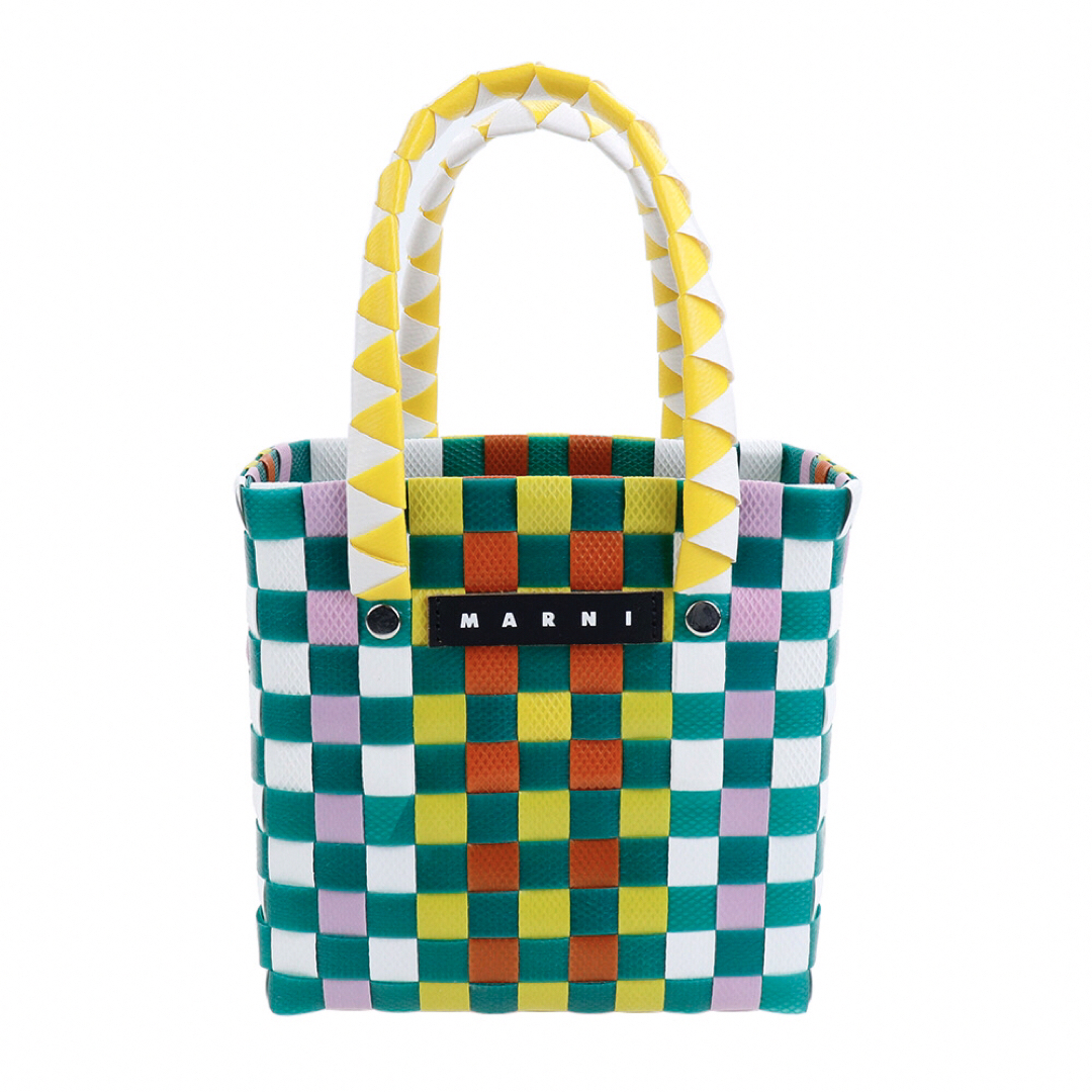 Marni(マルニ)のマルニ バッグ マイクロバスケット オレンジ ミニバッグ 編み込み 軽量 レディースのバッグ(トートバッグ)の商品写真