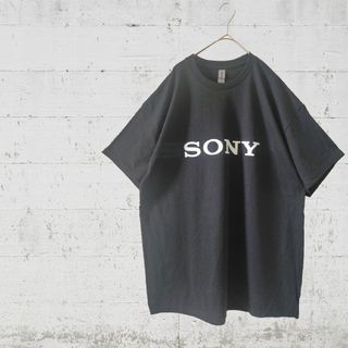 【XLサイズ】企業ロゴソニー SONY Tシャツ ブラック ビッグサイズ