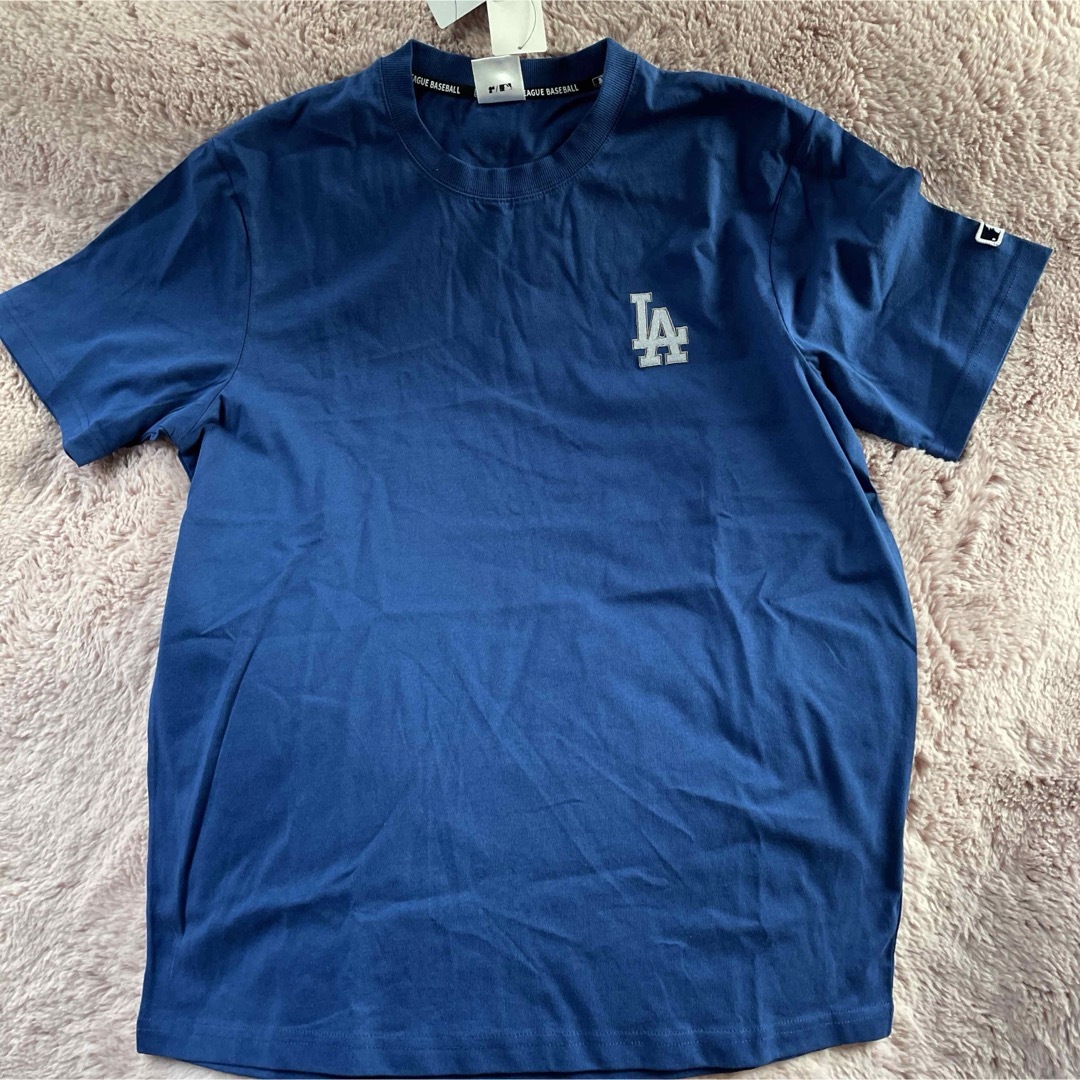 MLB(メジャーリーグベースボール)の4L！MLB ドジャース 大谷翔平 半袖 シャツ tシャツ　ブルー　刺繍 メンズのトップス(Tシャツ/カットソー(半袖/袖なし))の商品写真