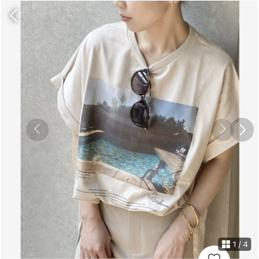 Plage(プラージュ)のplage JANE SMITH ジェーンスミス　SP PHOTO Tシャツ レディースのトップス(Tシャツ(半袖/袖なし))の商品写真