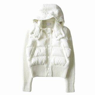 モンクレール(MONCLER)の極美品 22AW モンクレール 2way ニット 切替 ダウン ジャケット XS(ダウンジャケット)