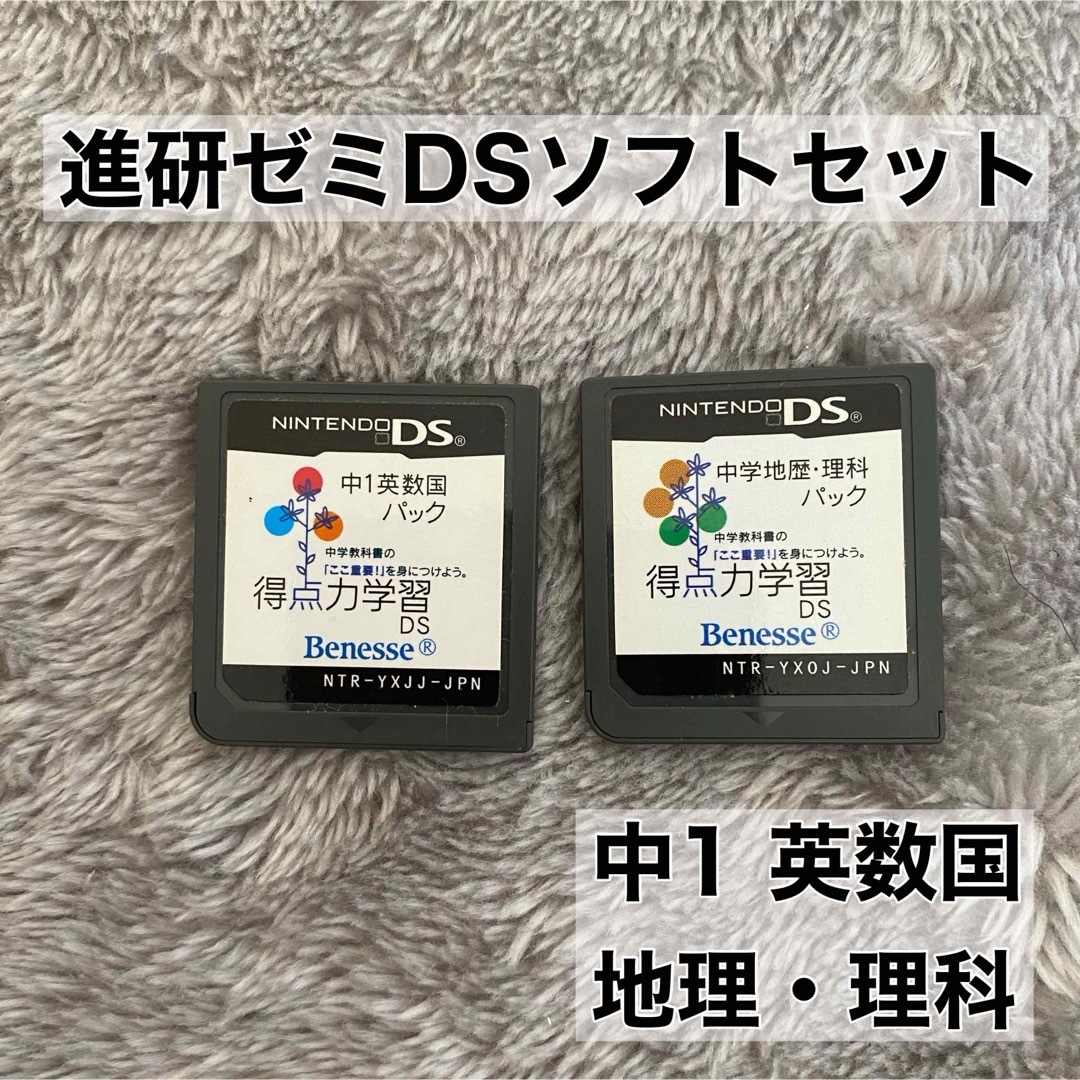 ニンテンドーDS(ニンテンドーDS)のBenesse得点力学習ＤＳソフト エンタメ/ホビーのゲームソフト/ゲーム機本体(家庭用ゲームソフト)の商品写真