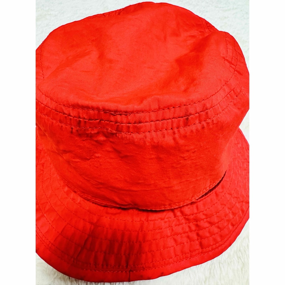 petit main(プティマイン)のpetit main バケットハット子供用赤色 ハット 帽子 キッズ/ベビー/マタニティのこども用ファッション小物(帽子)の商品写真