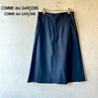 COMME des GARCONS COMME des GARCONS - 極美品✨コムデギャルソンコムデギャルソン✨シンプル 台形スカート ブラック