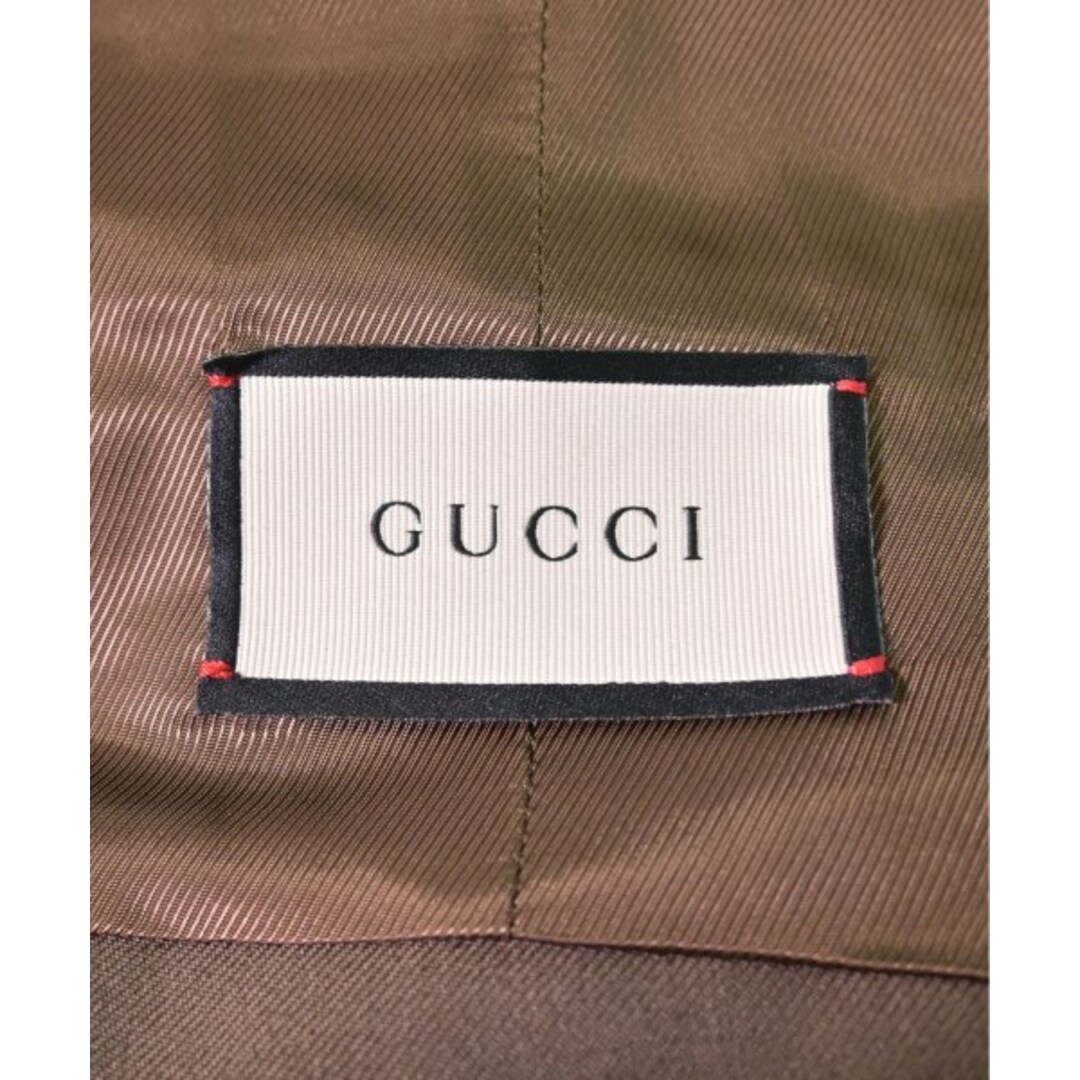 Gucci(グッチ)のGUCCI グッチ ドレスシャツ 48(L位) カーキ 【古着】【中古】 メンズのトップス(シャツ)の商品写真