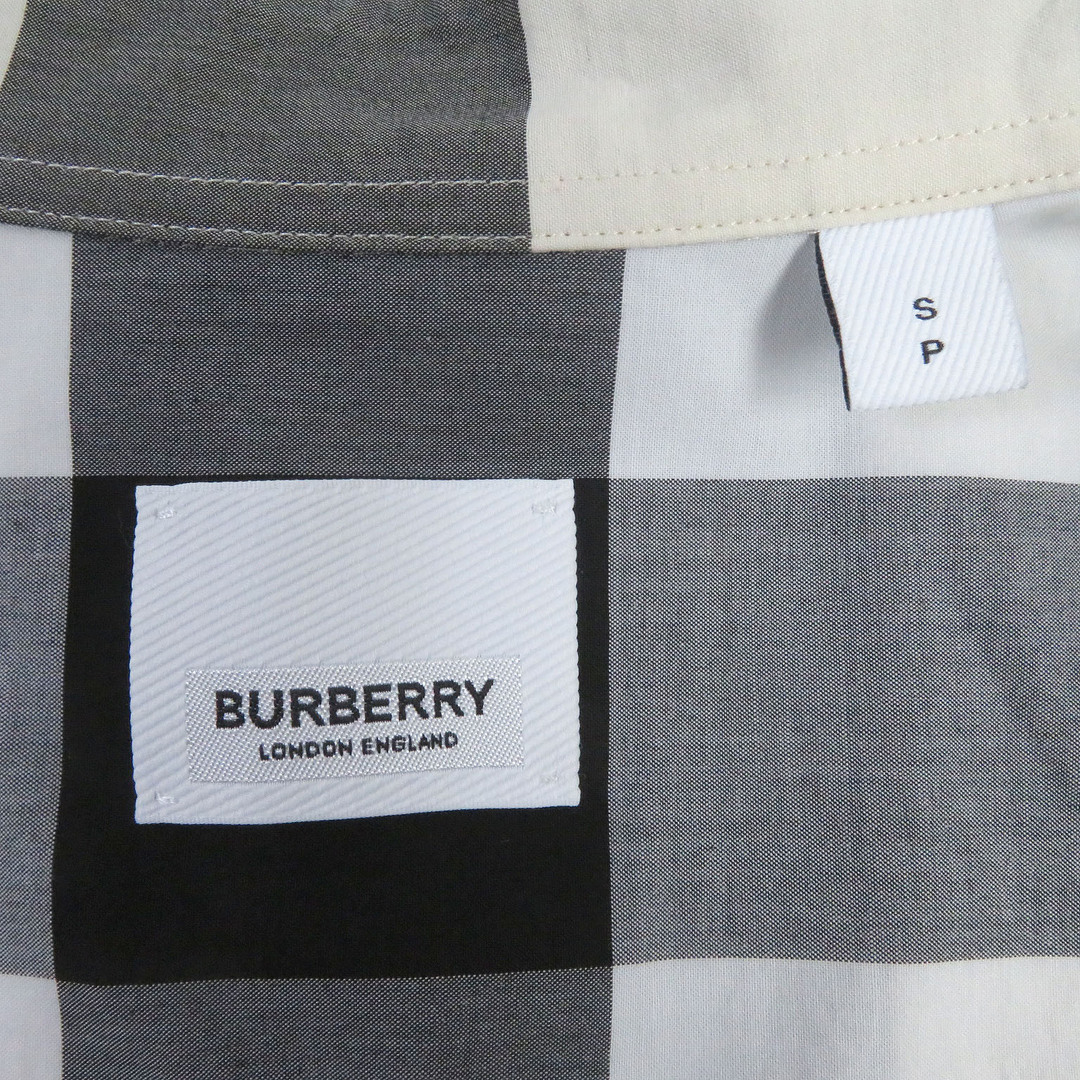 極美品□BURBERRY バーバリー 8029367 コットン メガチェック柄 極美品□BURBERRY バーバリー 8029367 コットン メガチェック柄