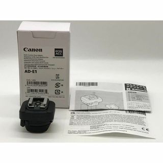 ✨新品✨ Canon キャノン AD-E1 マルチアクセサリーシューアダプター(ストロボ/照明)