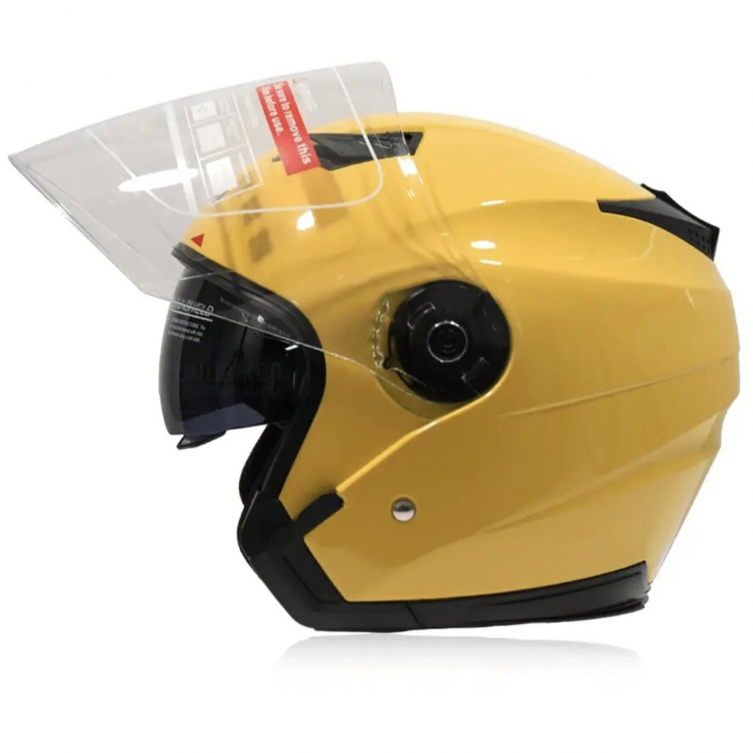 ほぼ新品ヘルメット ヘッドセット付き 自動車/バイクのバイク(装備/装具)の商品写真