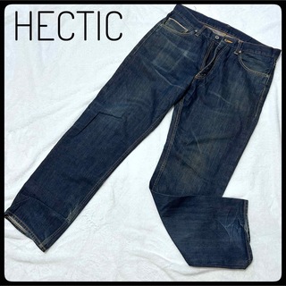 ヘクティク(HECTIC)のレア　HECTIC 日本製　ワイドストレートジーンズ　人気　かっこいい　モテ(デニム/ジーンズ)