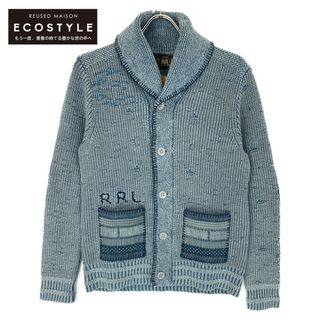 ダブルアールエル(RRL)のダブルアールエル MNRRSWE16820123 フラッグパッチワーク コットンブレンド カーディガン S(カーディガン)