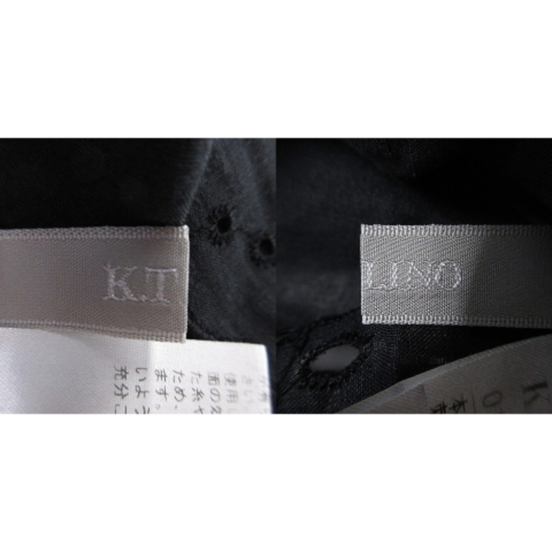 ケーティー キヨコ タカセ  K.T LINO ワンピース レースアップ 黒 レディースのワンピース(ミニワンピース)の商品写真