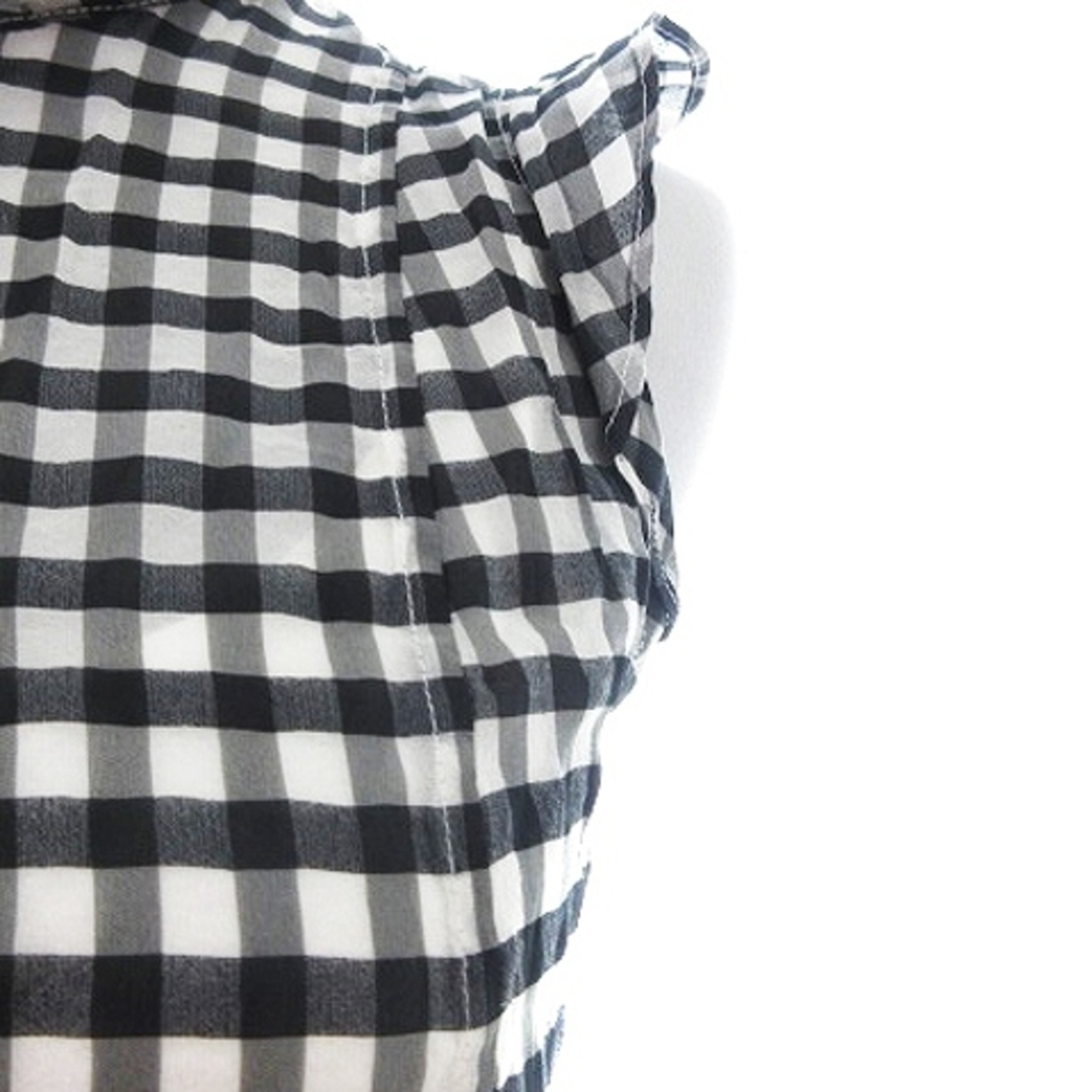 SNIDEL(スナイデル)のスナイデル ワンピース ミニ 2点 半袖 ノースリーブ ギンガムチェック 黒 白 レディースのワンピース(ミニワンピース)の商品写真