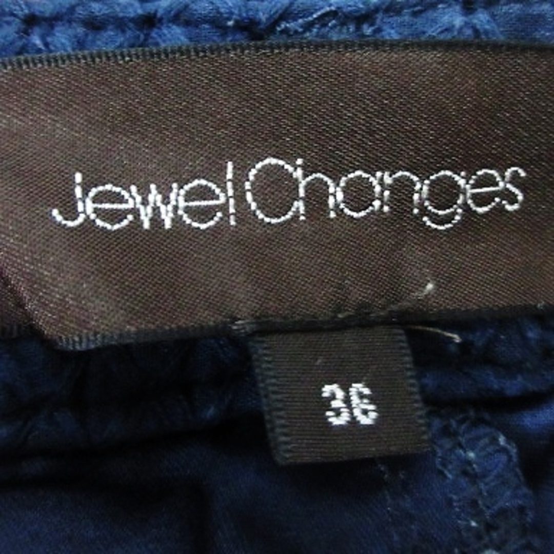 Jewel Changes(ジュエルチェンジズ)のジュエルチェンジズ アローズ パンツ ショート ショーパン 36 紺 レディースのパンツ(ショートパンツ)の商品写真