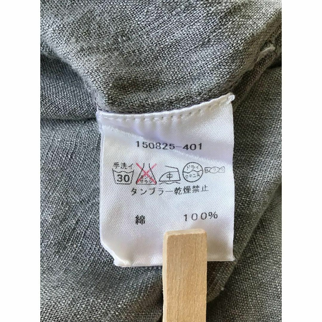 東京かんかん　TANABANA  チェニック　グレー　インド綿 レディースのトップス(カットソー(半袖/袖なし))の商品写真