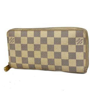 ルイヴィトン(LOUIS VUITTON)の【4ge5810-r】ルイヴィトン 長財布/ダミエ・アズール/ジッピーウォレット/N60019/ホワイト【中古】レディース(財布)