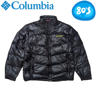 コロンビア(Columbia)のy2k 90s Columbia ブラック ダウンジャケット(ダウンジャケット)