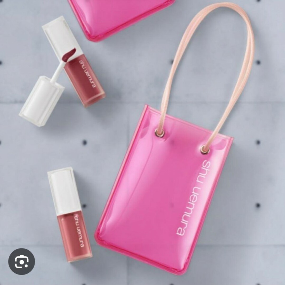 shu uemura(シュウウエムラ)のシュウウエムラ　キヌケアリップ　ノベルティ　ミニバッグ　ポーチ レディースのファッション小物(ポーチ)の商品写真