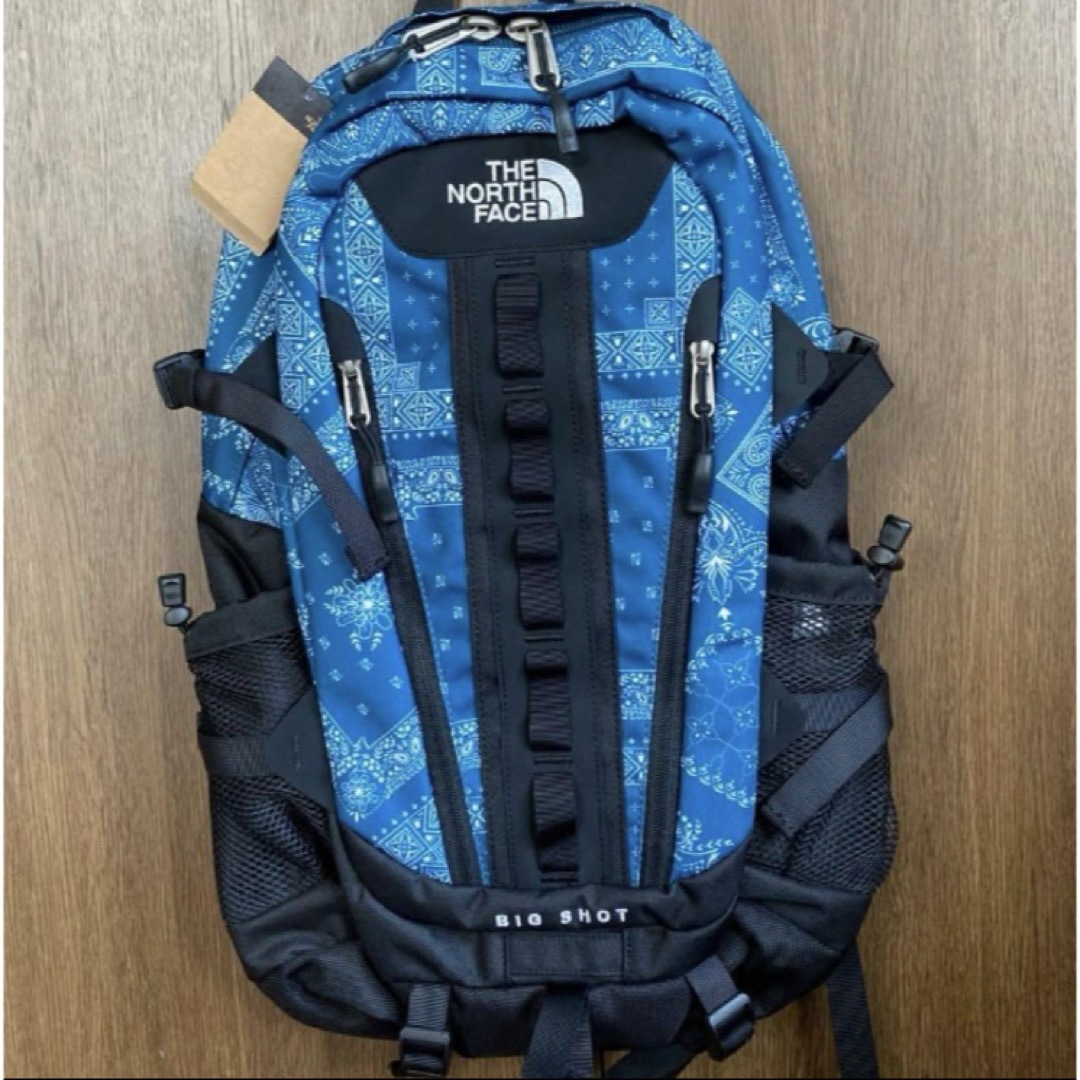 THE NORTH FACE(ザノースフェイス)の新品未使用　韓国正規品　ノースフェイス バックパック  ビッグショット　ブルー メンズのバッグ(バッグパック/リュック)の商品写真